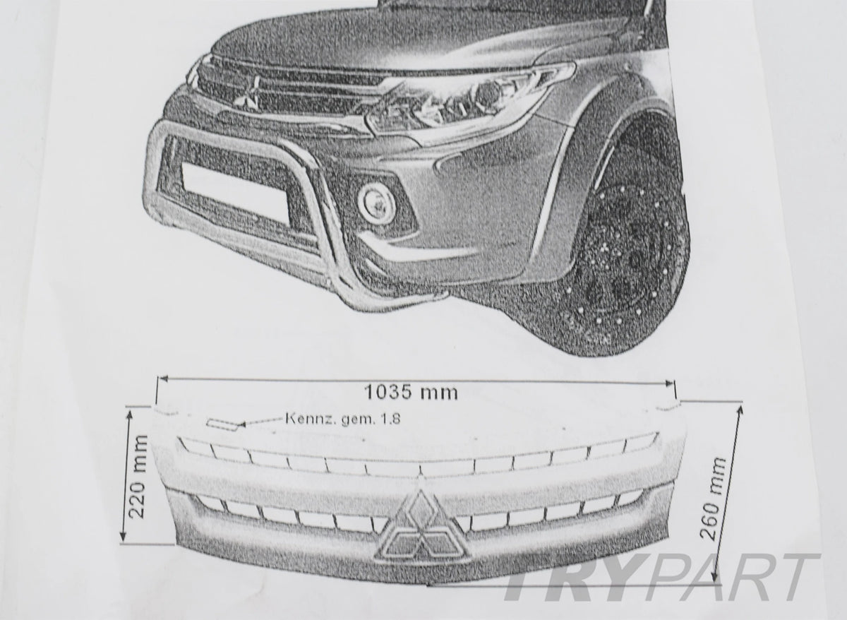 MITSUBISHI L200 BUMPER GRILLE ORG NEW