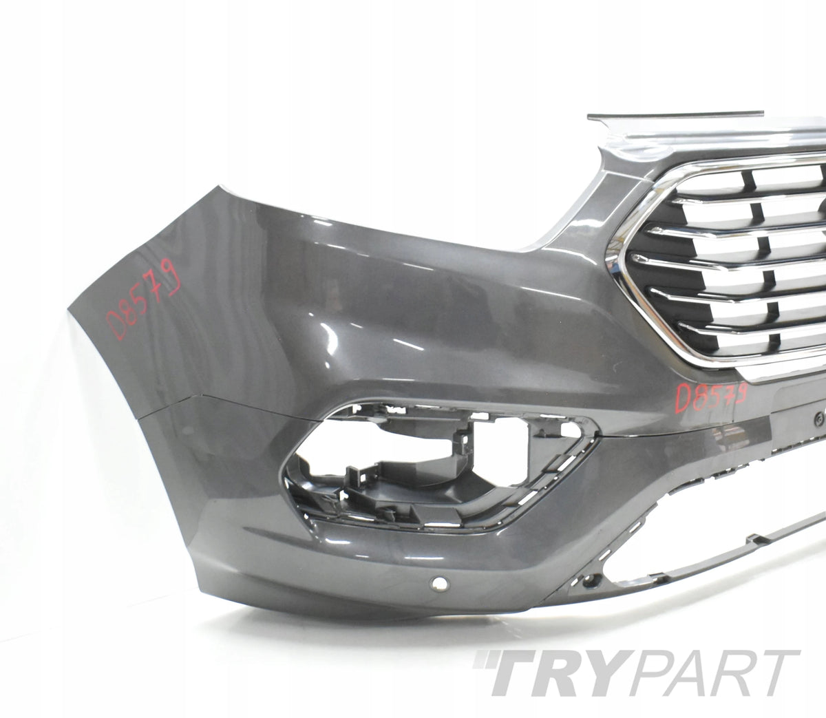FORD TRANSIT CUSTOM FRONT BUMPER ORIGINAL HYBRID + GRILLE