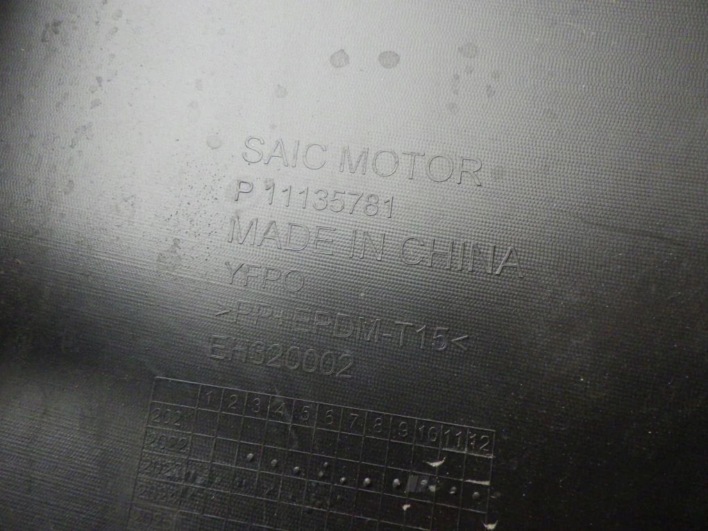 MG 4 EV MG IV 2022- Rear Bumper