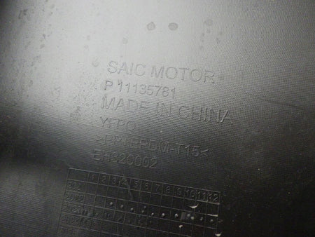 MG 4 EV MG IV 2022- Rear Bumper