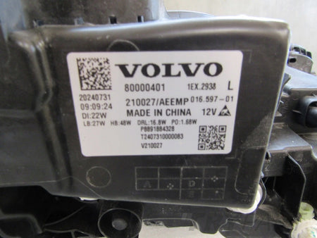 Volvo EX30 FULL LED Headlight 23- LH Left 80000401