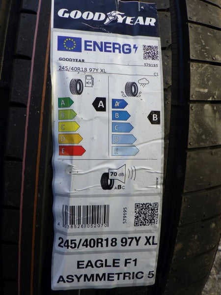 Goodyear Eagle F1 Asymmetric 5 245 40 R18 93 Y XL Tire