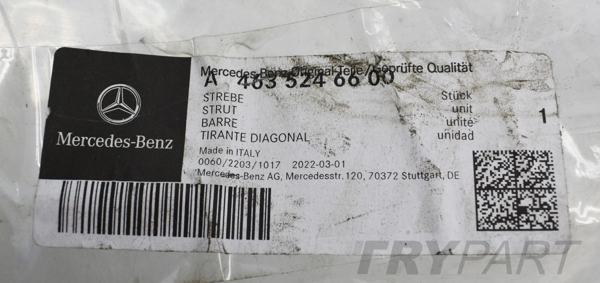 MERCEDES G KLASA W463 STRUT BRACE PIPE A4635246600 ORG