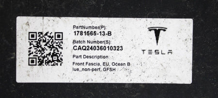 TESLA 3 III LIFT MODEL 3 LIFT FRONT BUMPER ORG + GRILLE