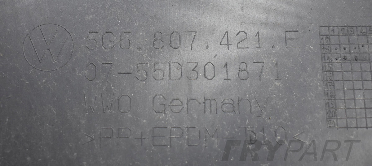 VW GOLF VII 5G6 R-LINE REAR BUMPER ORG HB + BOTTOM