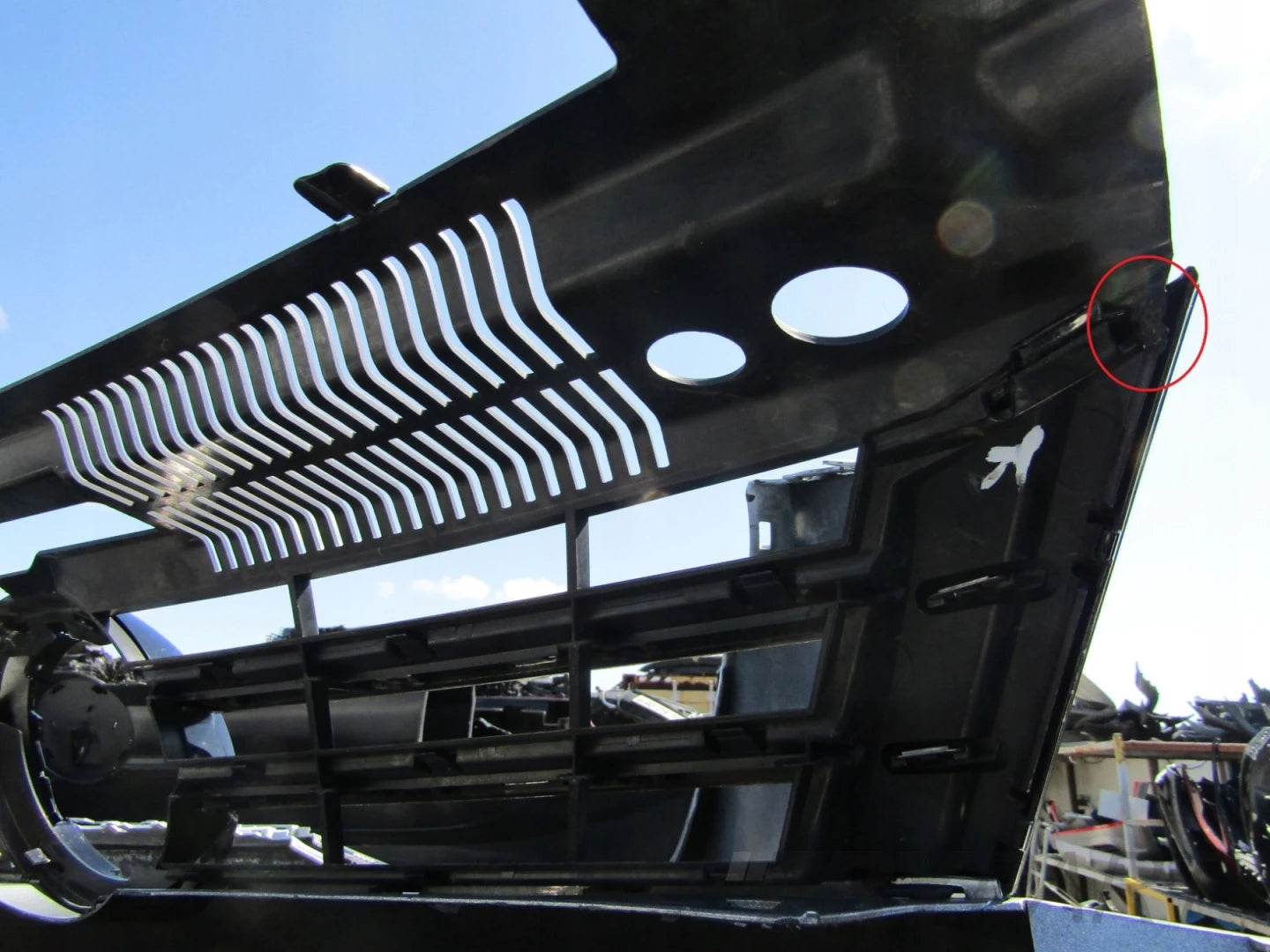 Front Bumper VW Sharan 2 II 7N0 10-
