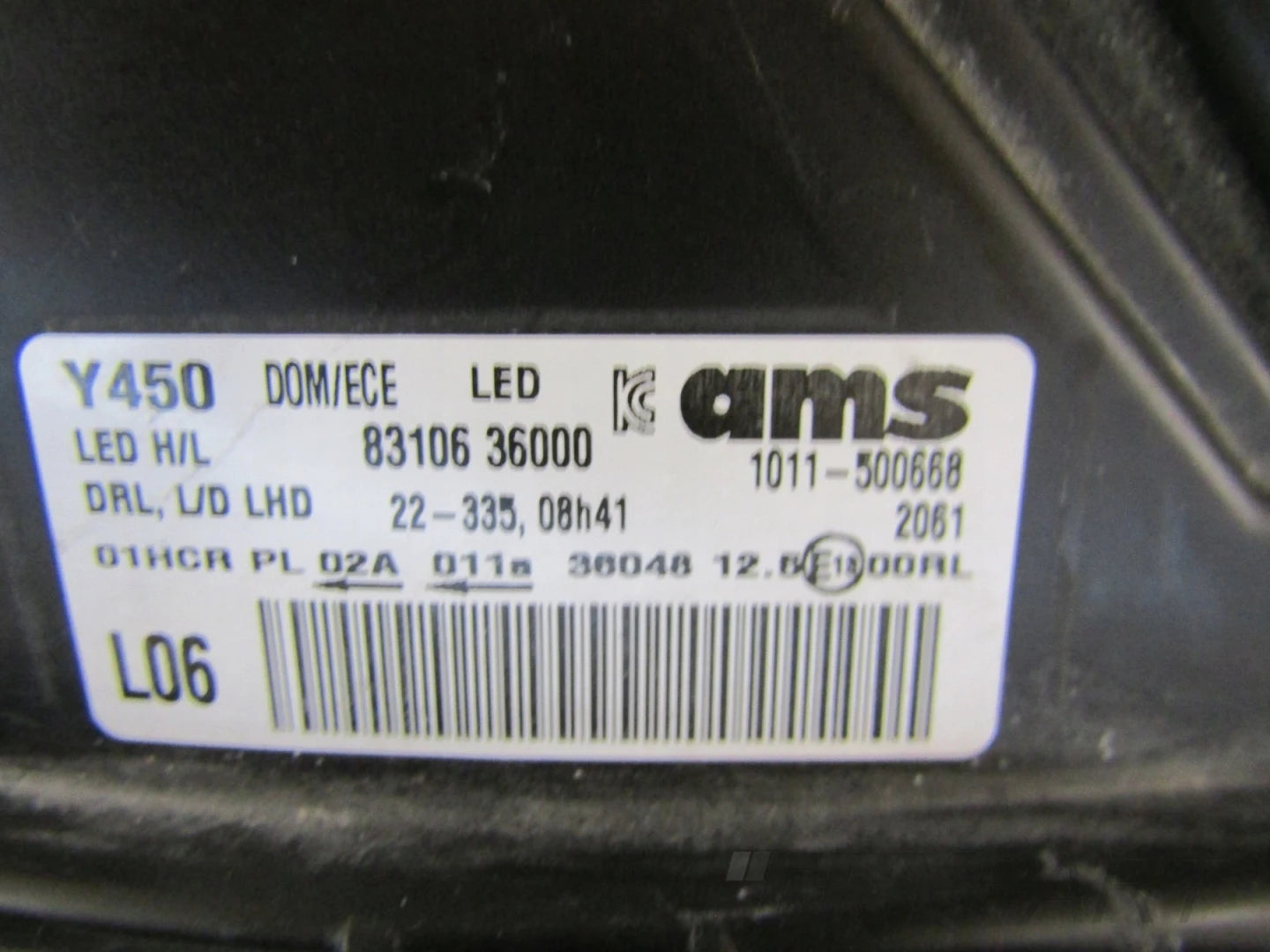SSANGYONG REXTON 4 IV LIFT FULL LED HEADLIGHT 20- RH 8310636000