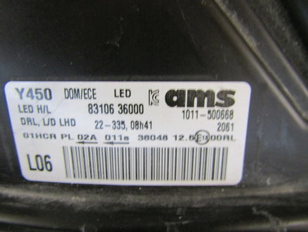 SSANGYONG REXTON 4 IV LIFT FULL LED HEADLIGHT 20- RH 8310636000