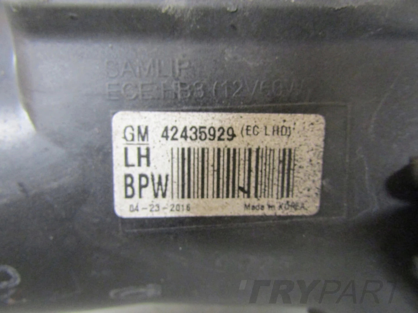 FRONT LAMP OPEL MOKKA A STANDARD LH LEFT 12-16 42435929