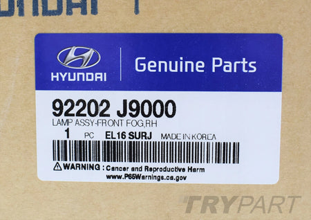 HYUNDAI KONA HALOGEN RIGHT FRONT ORIGINAL NEW