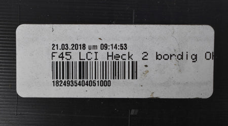 BMW F45 LIFT LCI REAR BUMPER EXCELLENT CONDITION + FRAME