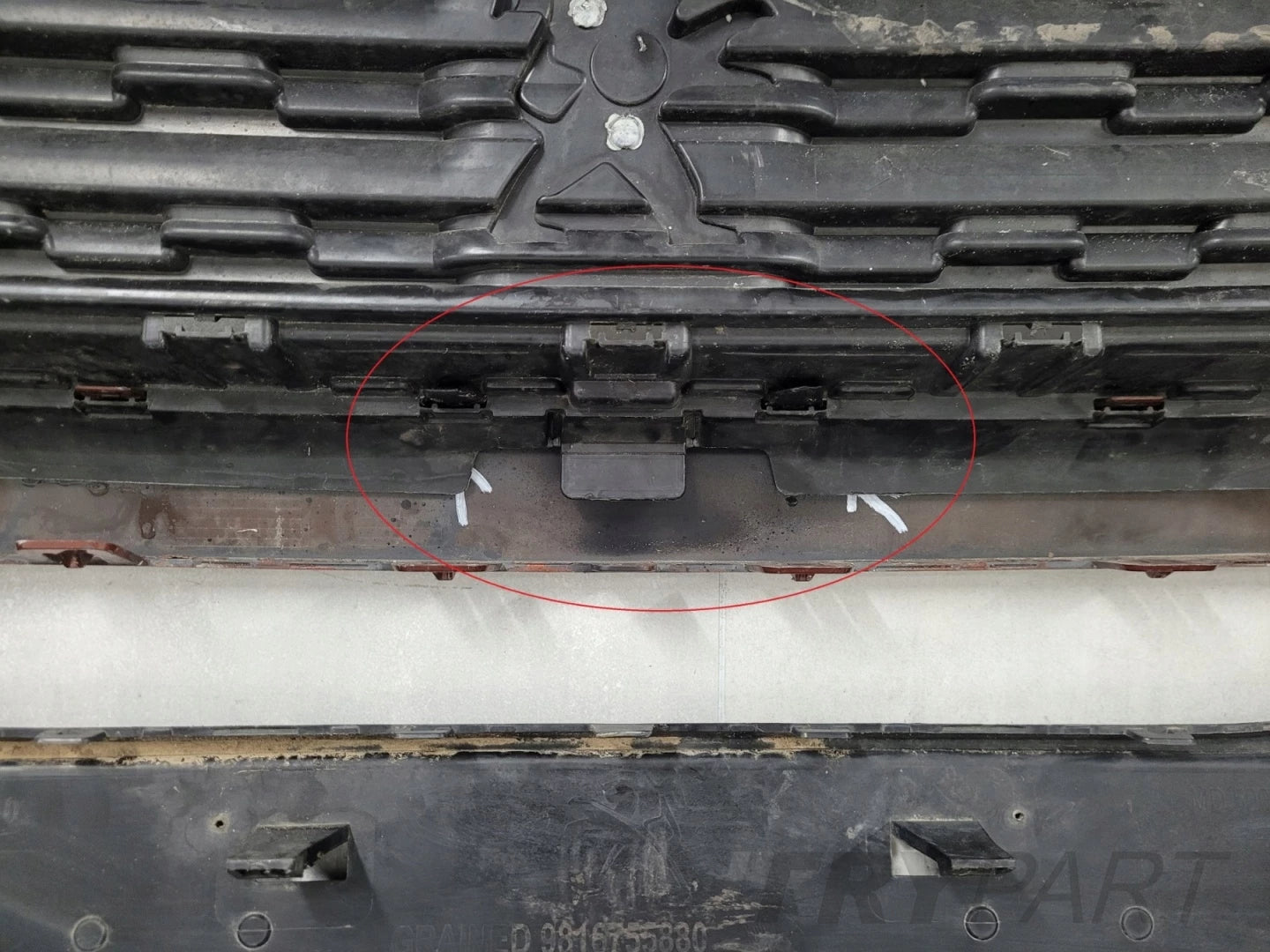 Front Bumper Peugeot Rifter III 3 18-