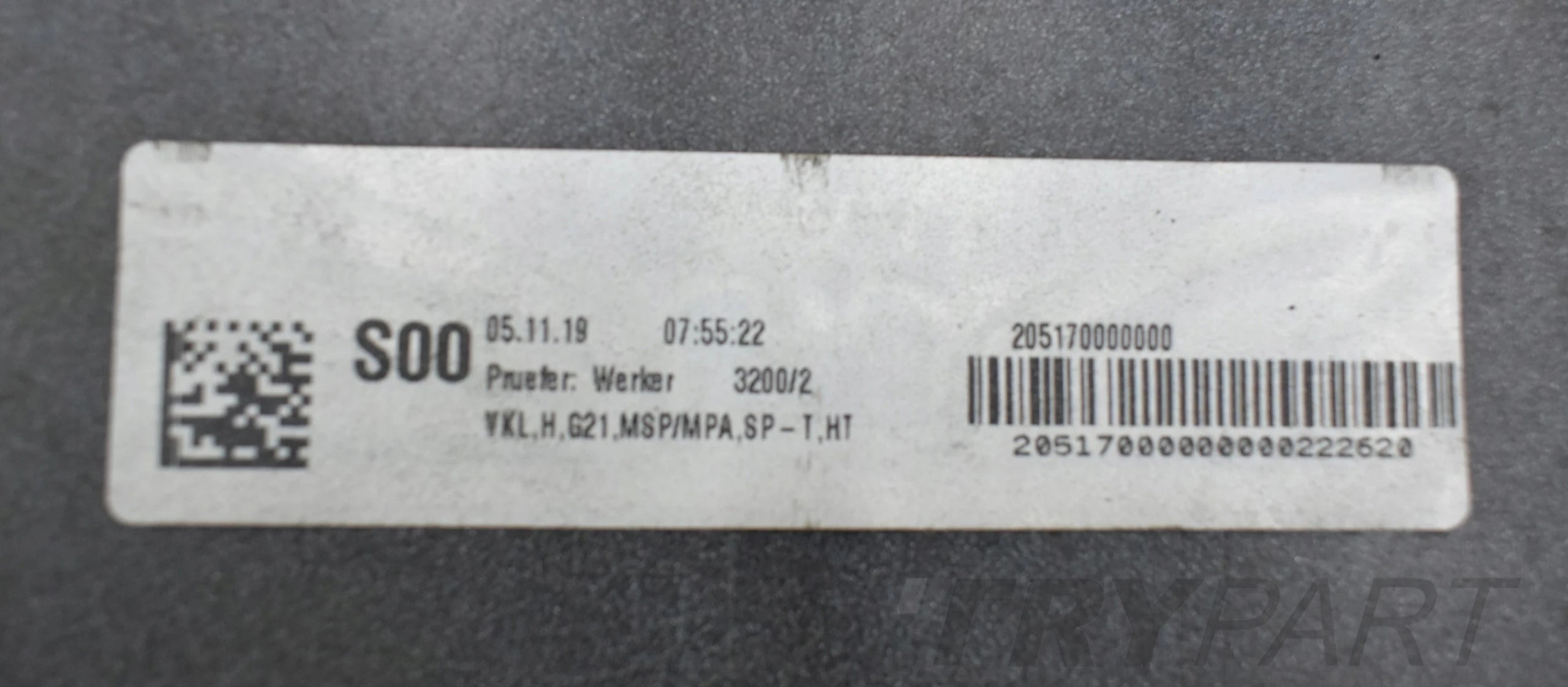 BMW III 3 G21 M PACKAGE REAR BUMPER ORIGINAL TOURING