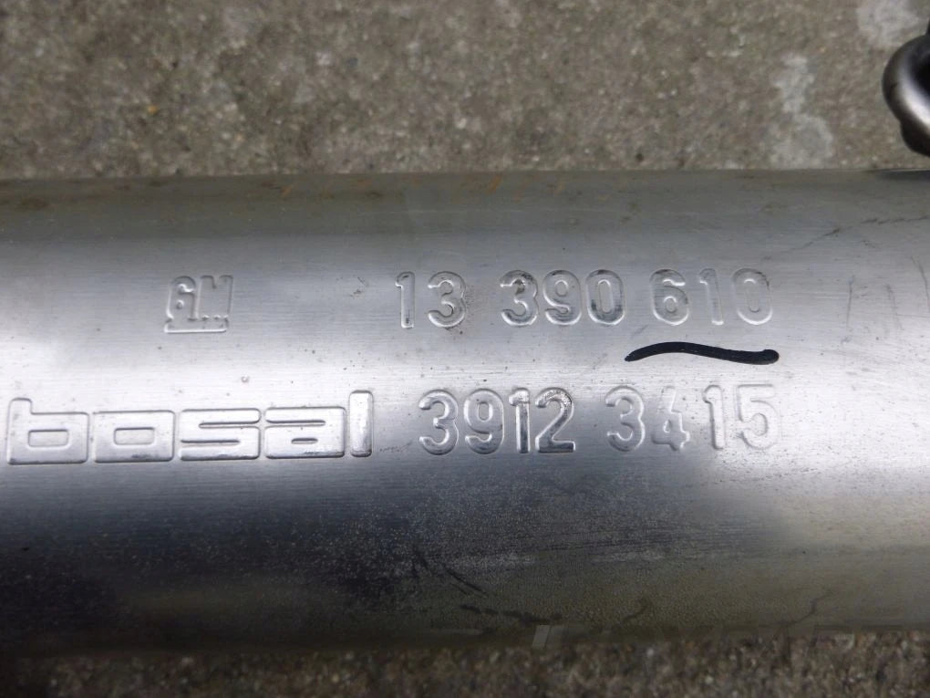 OPEL ADAM 1.0 TURBO exhaust muffler