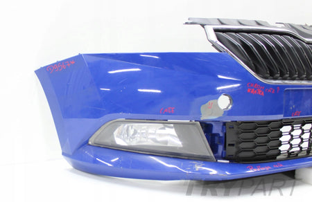 SKODA FABIA III LIFT 6V0 FRONT BUMPER ORG + GRILLES + UNDERTRAY