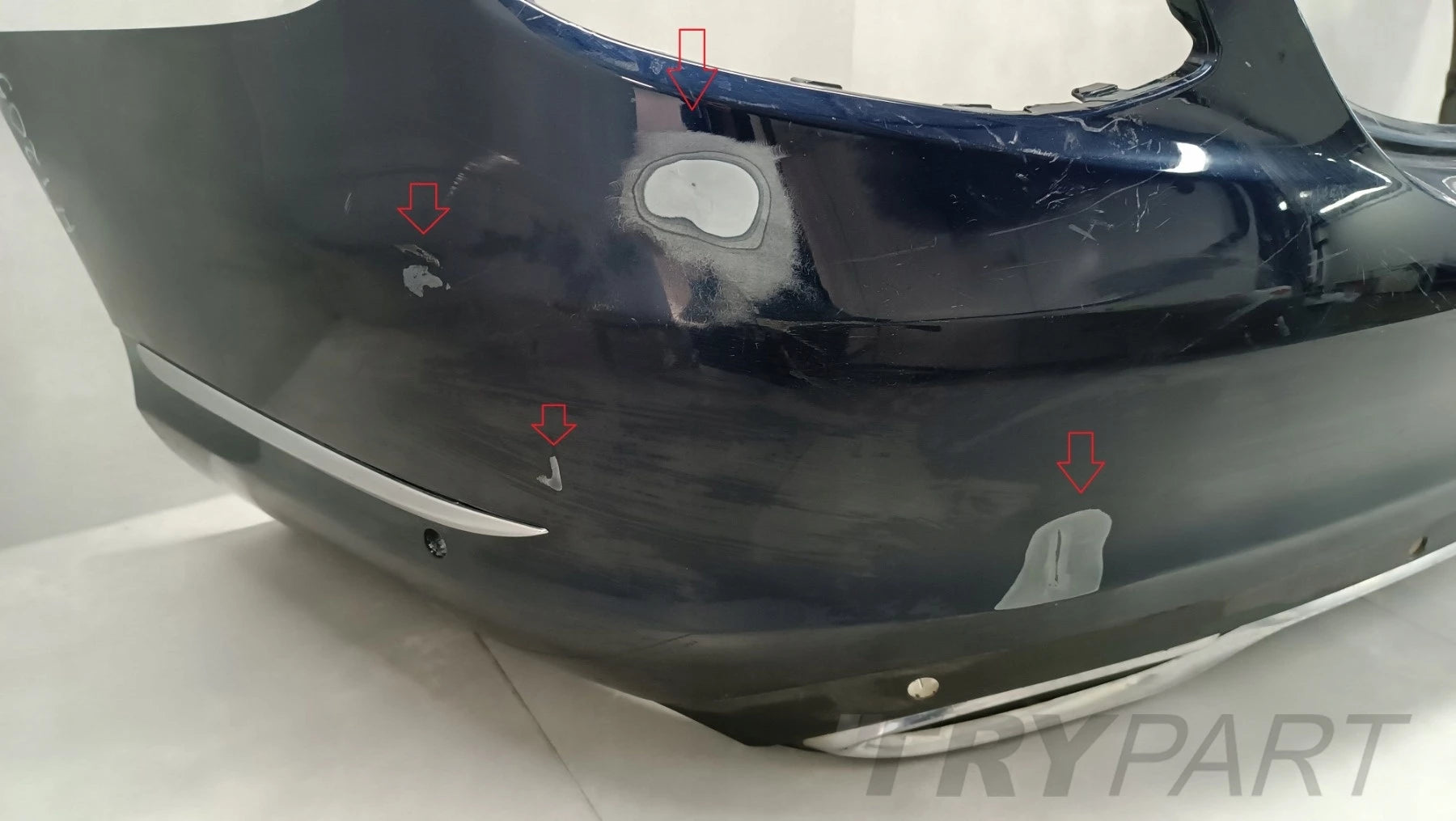 Rear bumper for MERCEDES C-CLASS W205 SEDAN 14-18
