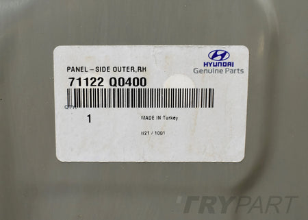 HYUNDAI BAYON RIGHT SILL PANEL PILLAR FRAME ORG NEW 71122 Q0400