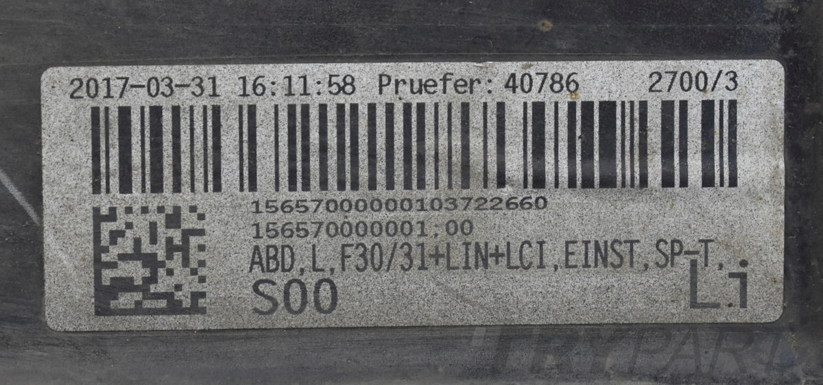 BMW F30 F31 LIFT LCI LEFT SILL COVER STRIP SILL ORG