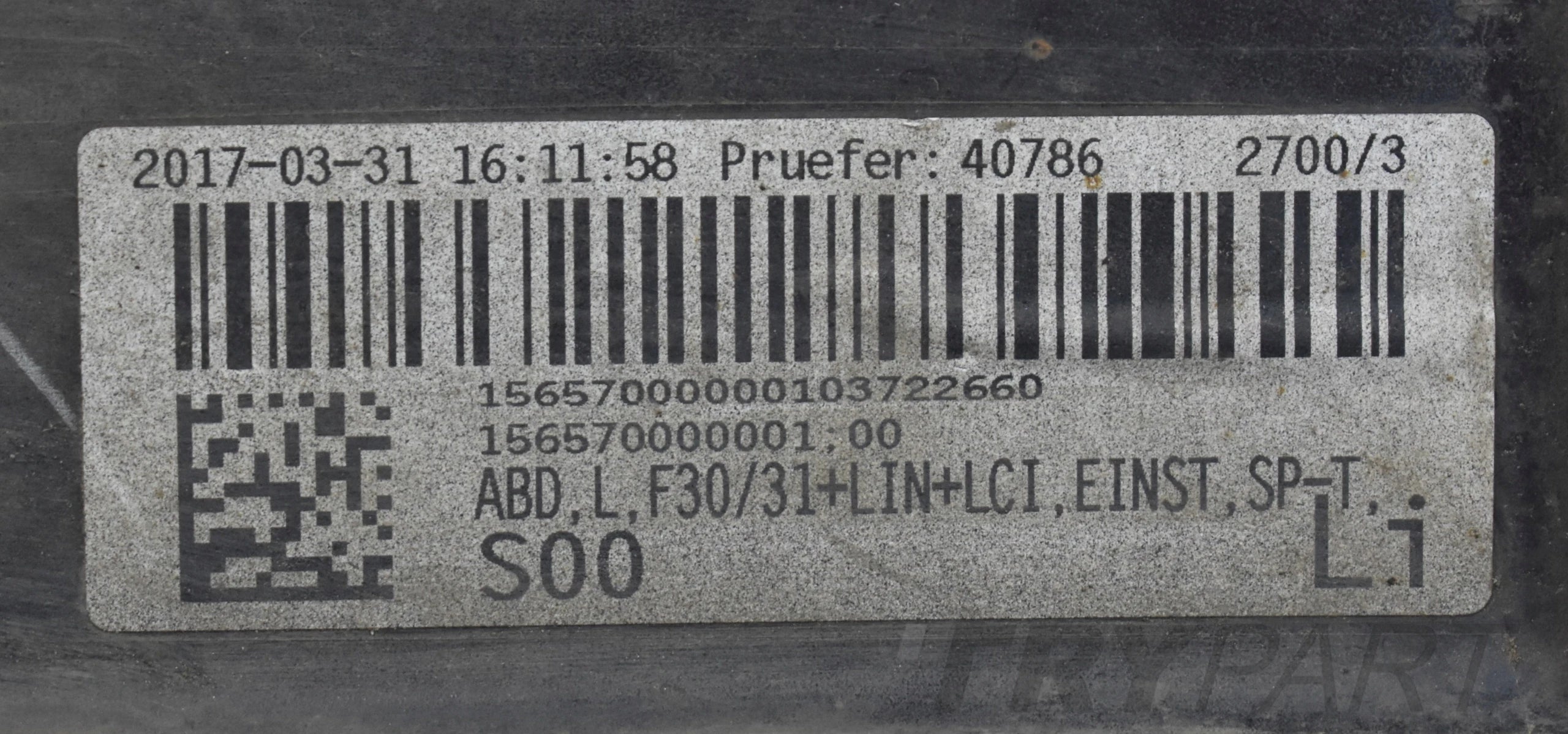 BMW F30 F31 LIFT LCI LEFT SILL COVER STRIP SILL ORG