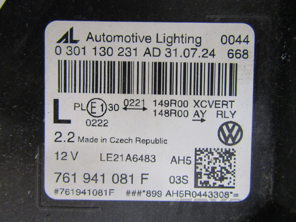 HEADLIGHT VW TOUAREG III 3 LIFT 23- FULL LED IQ LH 761941081F