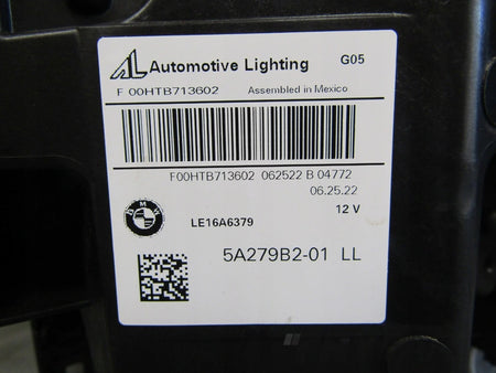 BMW X5 G05 X6 G06 LASER Front Lamp 18-23 RH 5A279B2