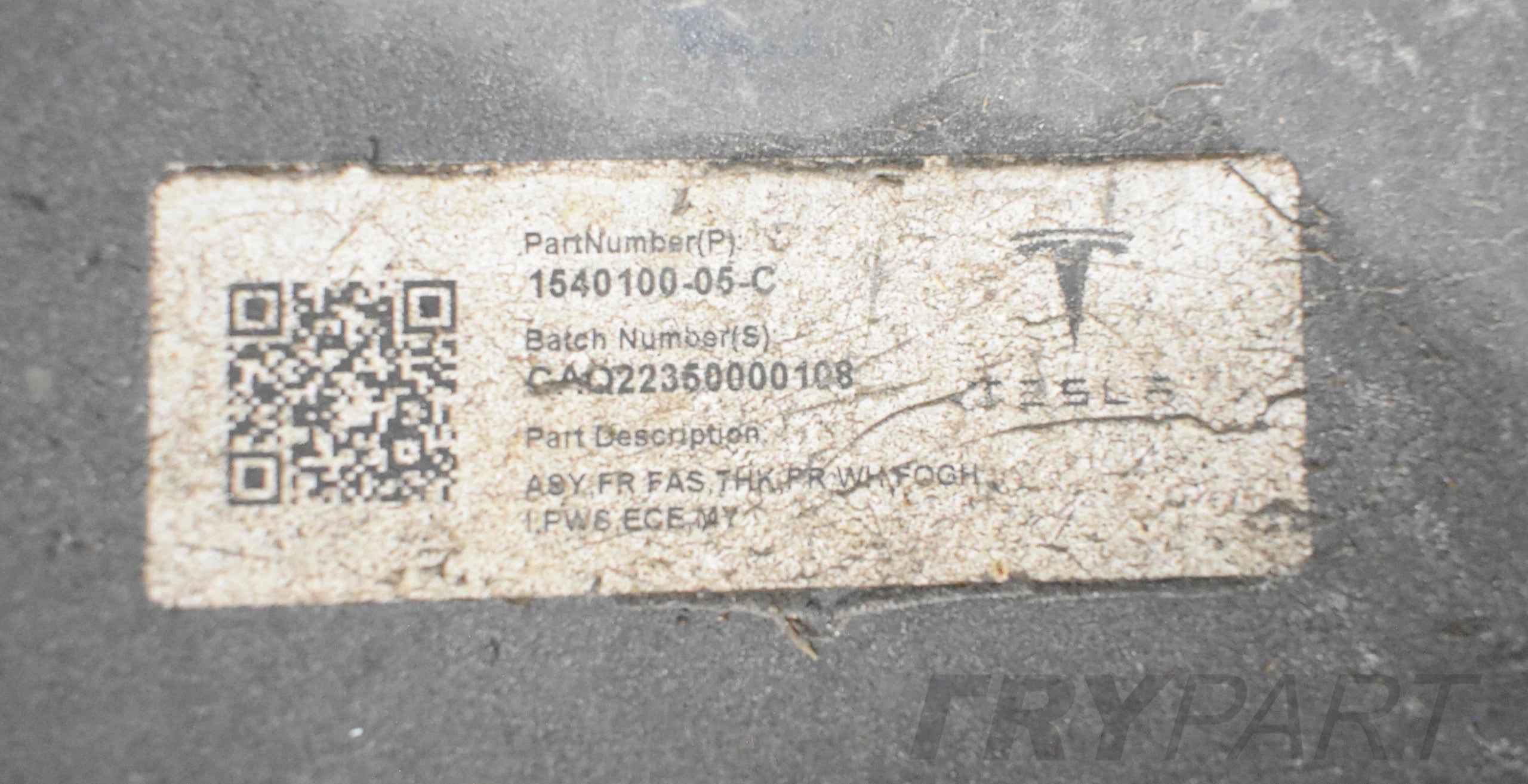 TESLA MODEL Y FRONT BUMPER ORG