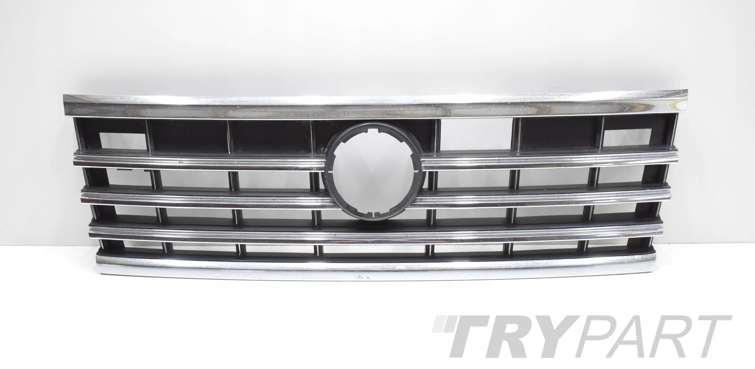 VW TOUAREG III 760 CHROME GRILLE BUMPER FRONT ORG COMPLETE !!