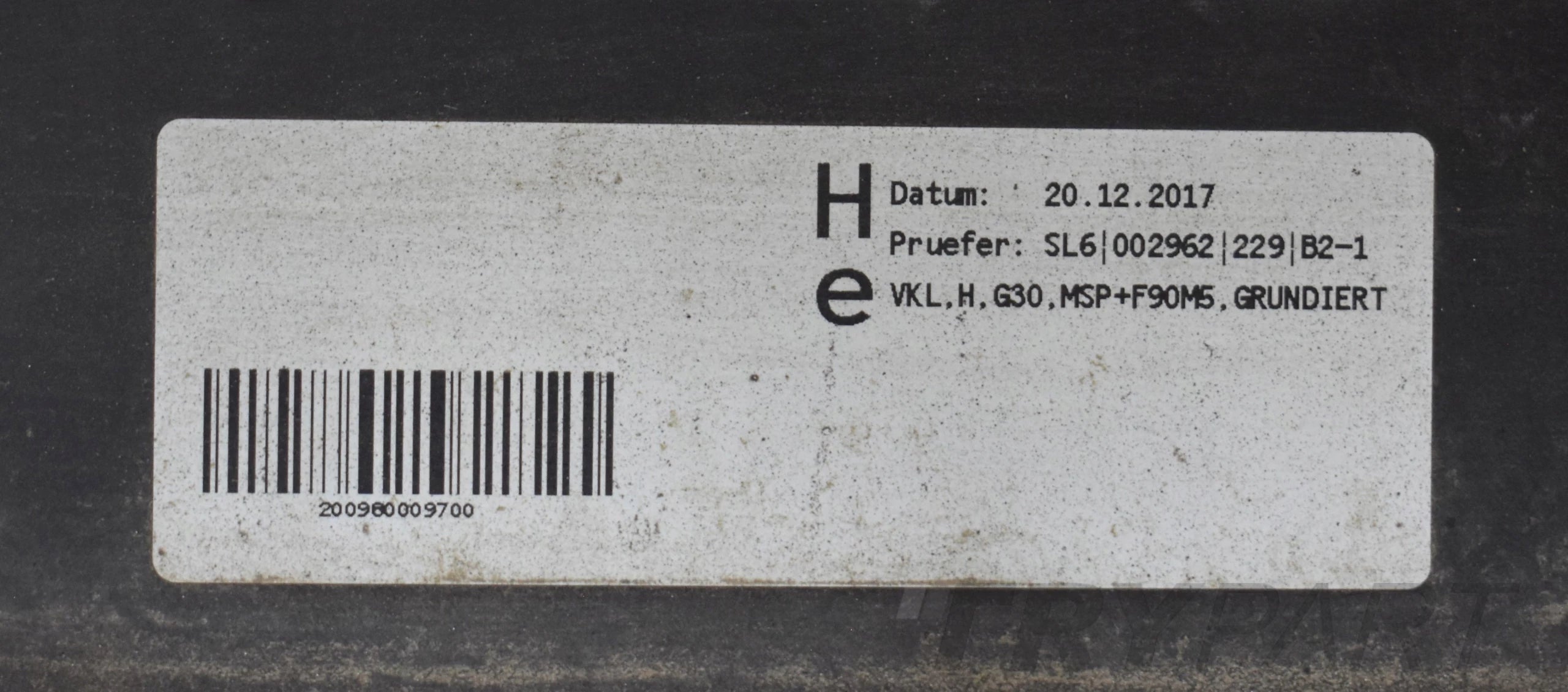 BMW V G30 M PACKAGE REAR BUMPER ORIGINAL SEDAN