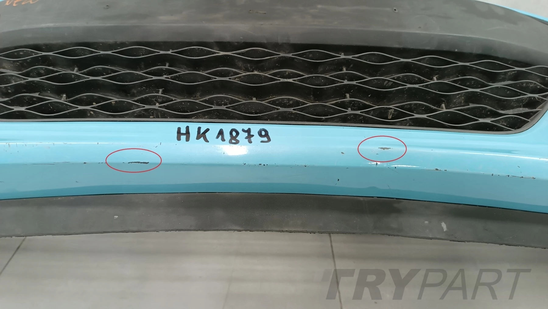 Front Bumper for Hyundai i10 II (2013-2016) + 1 Fog Light Hole
