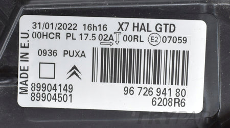 CITROEN C5 III X7 LEFT FRONT NEW ORG EU 9672694180