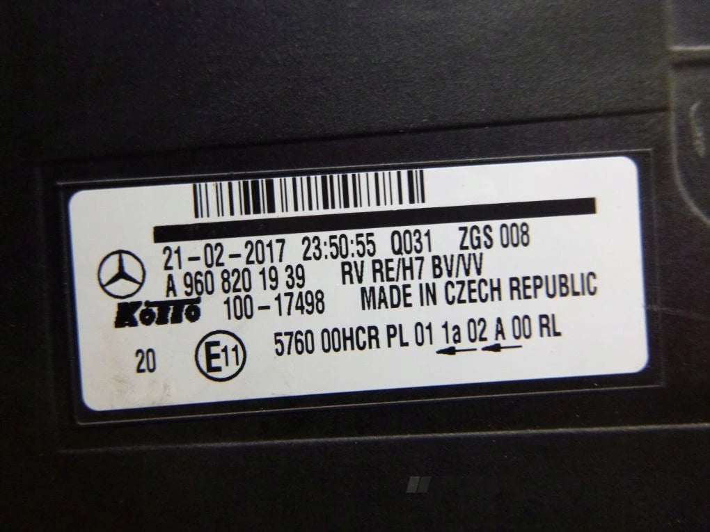 MERCEDES ACTROS MP4 ANTOS 960 Right Headlight