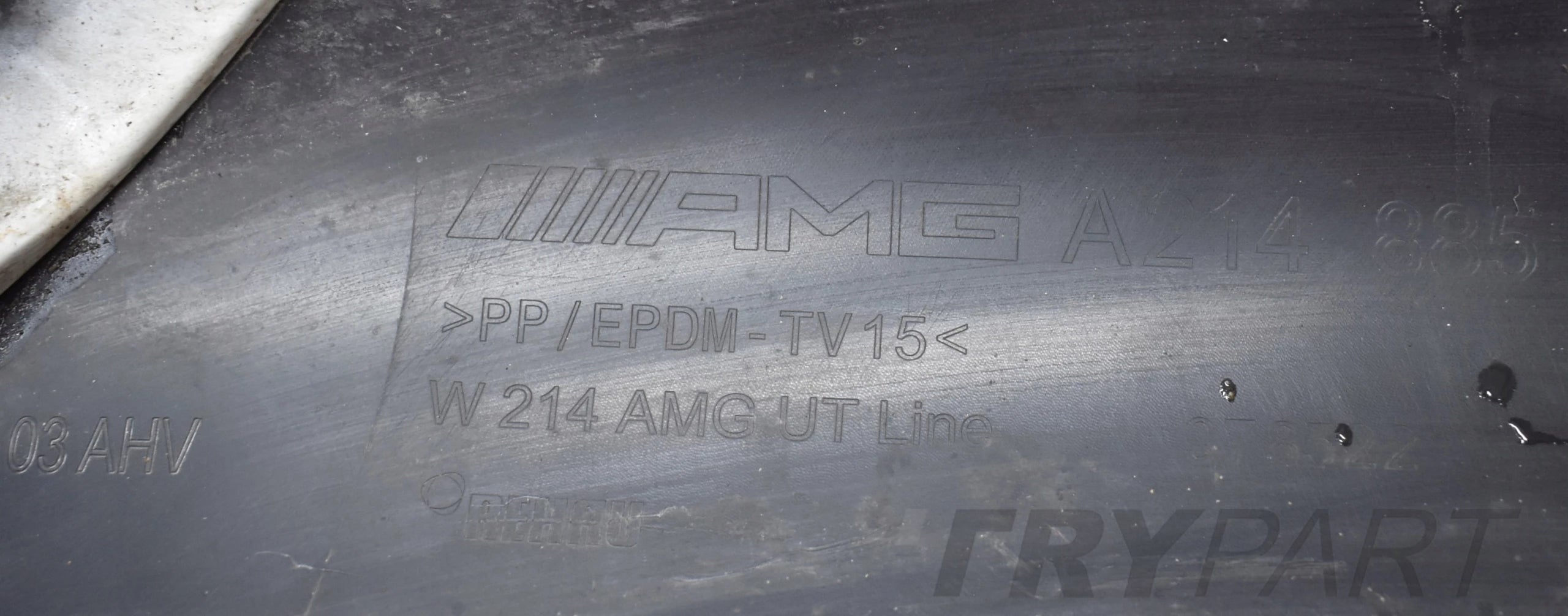 MERCEDES E-CLASS W214 AMG REAR BUMPER ORIGINAL SEDAN + BOTTOM + CHROME