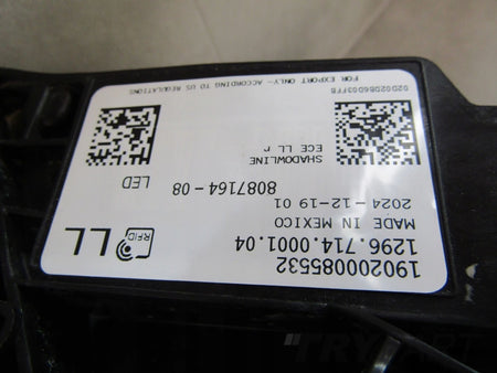 BMW X3 G45 FULL LED HEADLIGHT SHADOW LINE 24- RIGHT RH 8087164