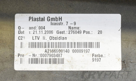 MERCEDES CL W216 LEFT SILL PANEL TRIM ORG