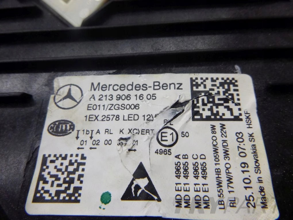 MERCEDES E-CLASS 213 LIFT FULL LED MULTIBEAM right