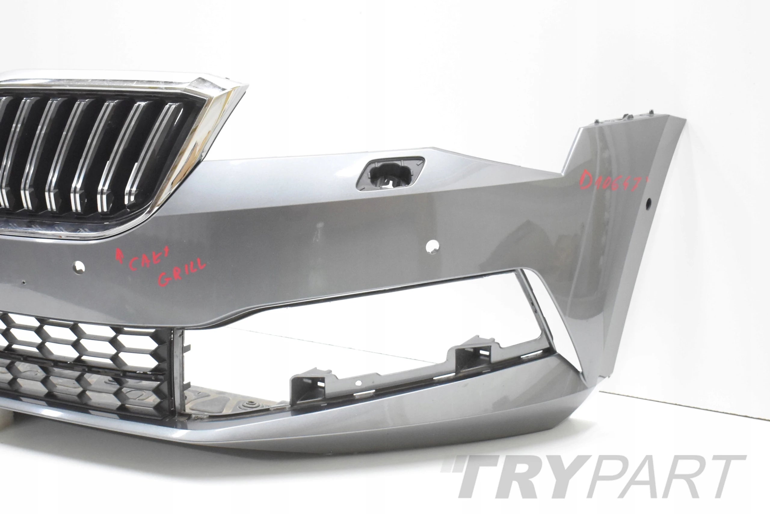 SKODA SUPERB III LIFT 3V FRONT BUMPER ORG + GRILLE + GRILL