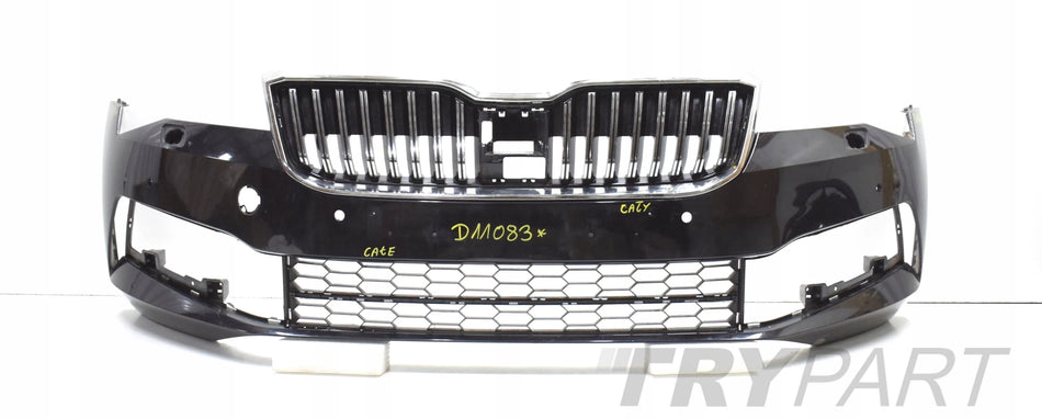 SKODA SUPERB III LIFT 3V FRONT BUMPER ORG + GRILLE