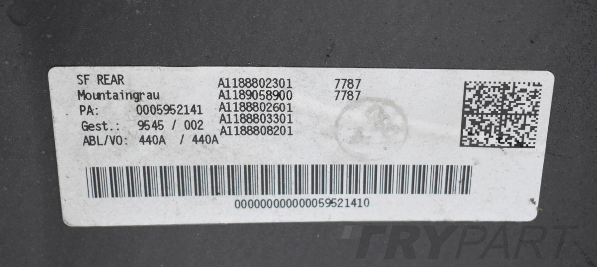 MERCEDES CLA W118 AMG REAR BUMPER ORG + BOTTOM