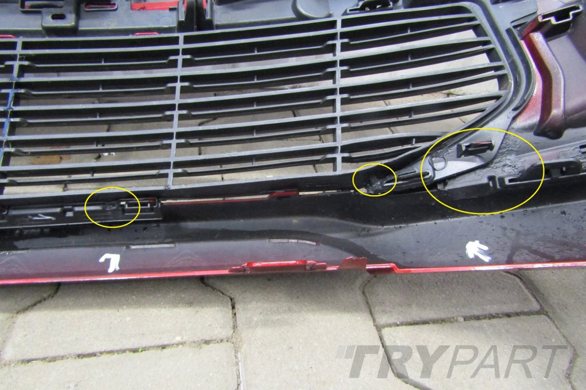 Front bumper Citroen C4 Picasso 2 II Lift 16-20