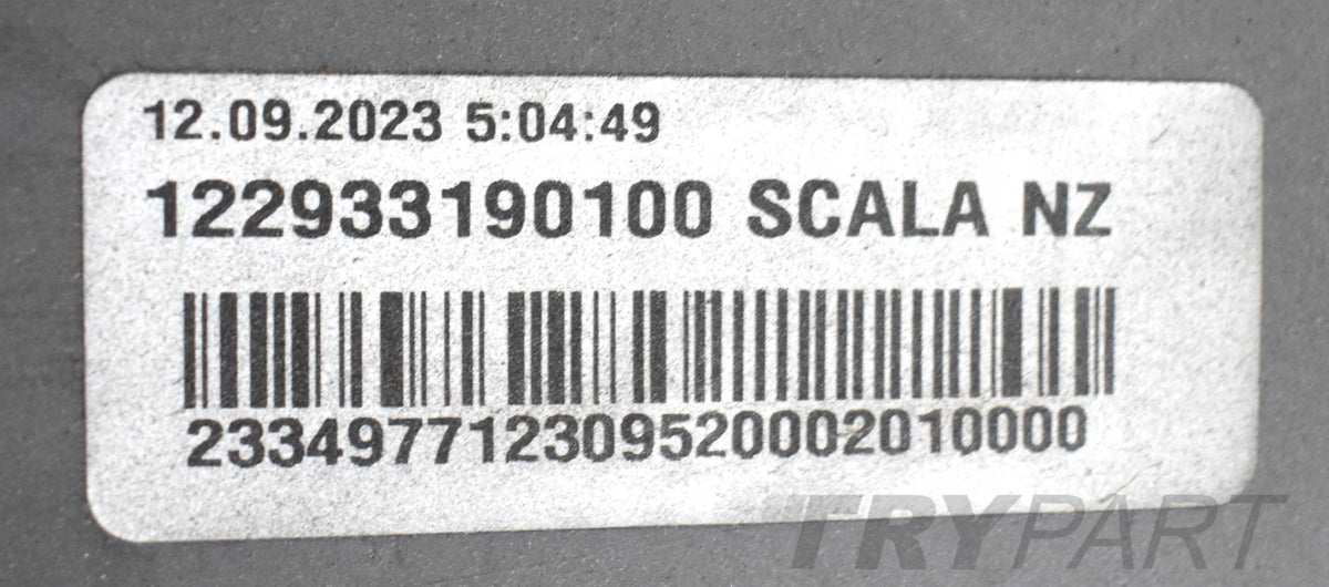 SKODA SCALA 657 REAR BUMPER ORG + BOTTOM