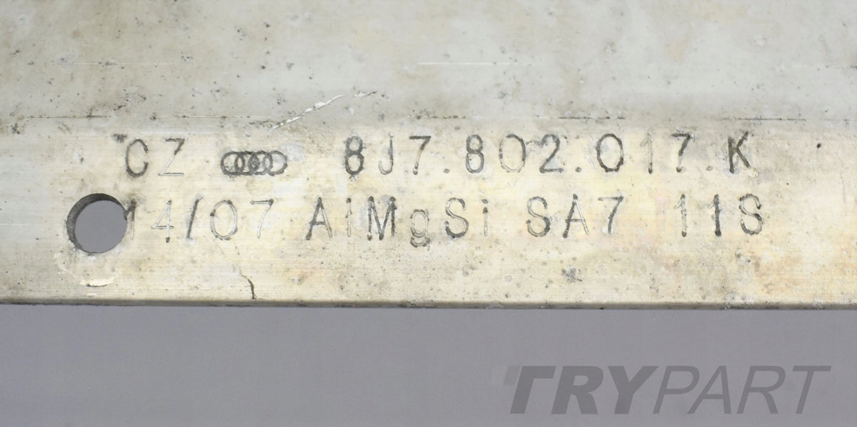 AUDI TT 8J CONVERTIBLE UNDER ENGINE SHIELD CROSSMEMBER FRAME ORG