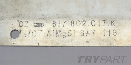 AUDI TT 8J CONVERTIBLE UNDER ENGINE SHIELD CROSSMEMBER FRAME ORG