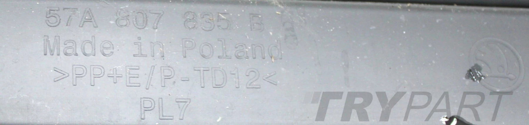 SKODA KAROQ 57A LIFT REAR BUMPER REAR ORG + BOTTOM