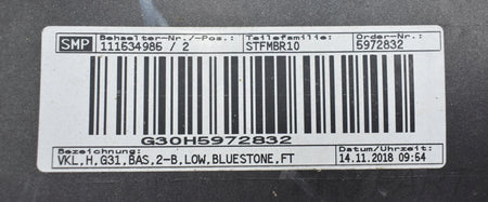 BMW 5 V G31 REAR BUMPER ORIGINAL ESTATE