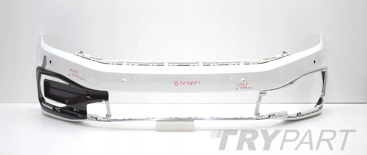 VW PASSAT B8 3G LIFT R LINE FRONT BUMPER ORG + GRILLE + CHROME