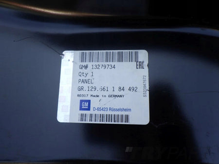 OPEL INSIGNIA A REAR PASSENGER SIDE LOWER PANEL 13279734