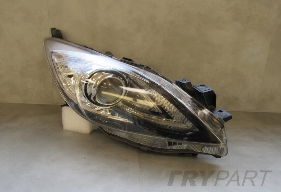 HEADLIGHT MAZDA 3 II XENON SWIVEL LIFT RH 08-13 BBM551030