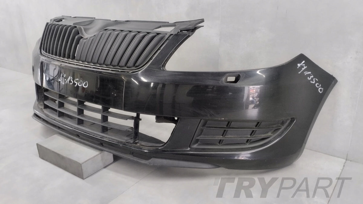 Front bumper Skoda Fabia 2 II 5J0 Lift 10-14