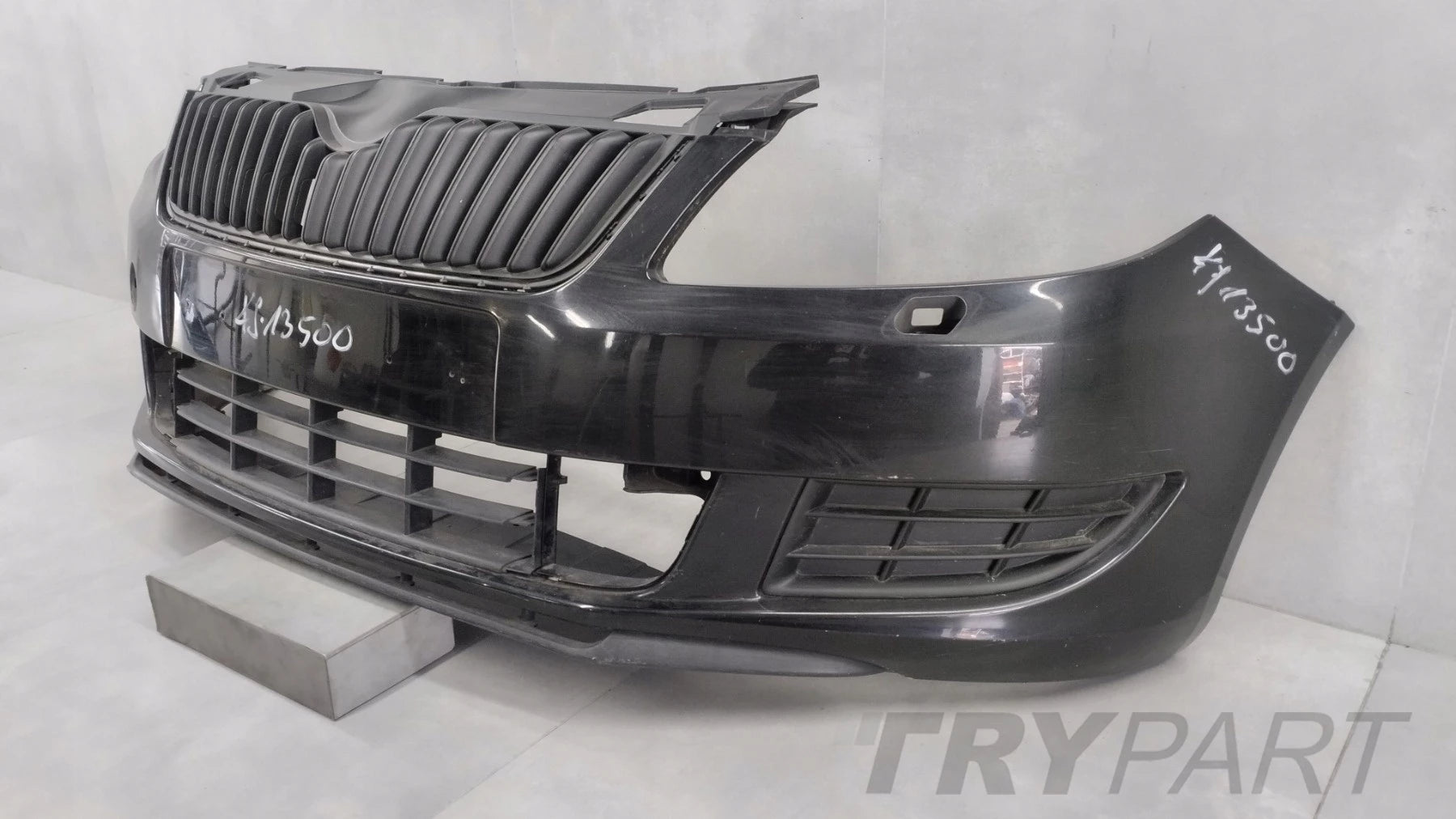 Front bumper Skoda Fabia 2 II 5J0 Lift 10-14