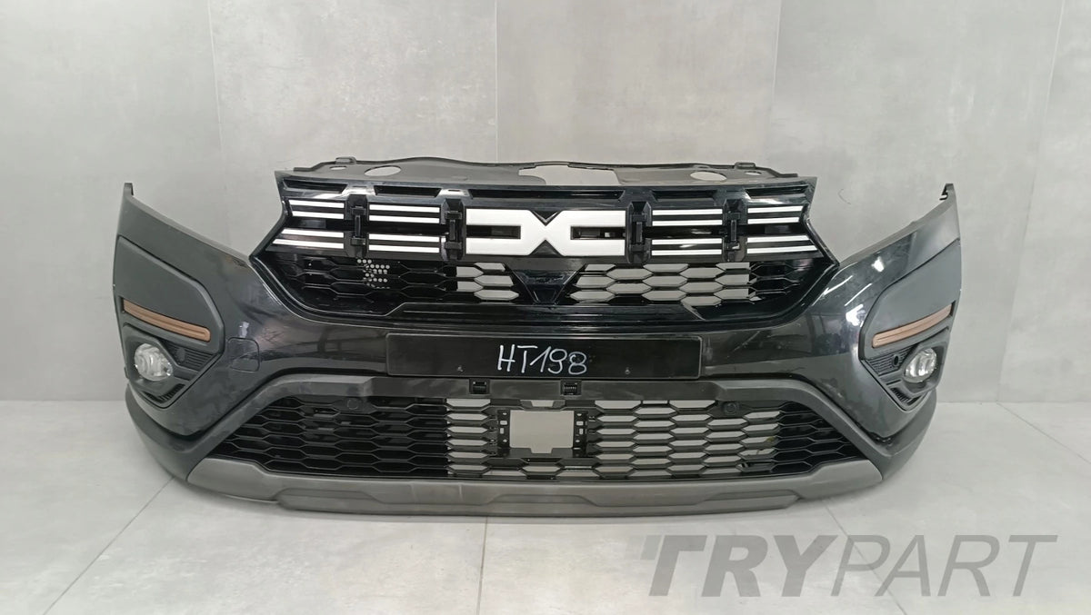 FRONT BUMPER DACIA SANDERO III STEPWAY lift 22-25 / + FOG LIGHTS + W